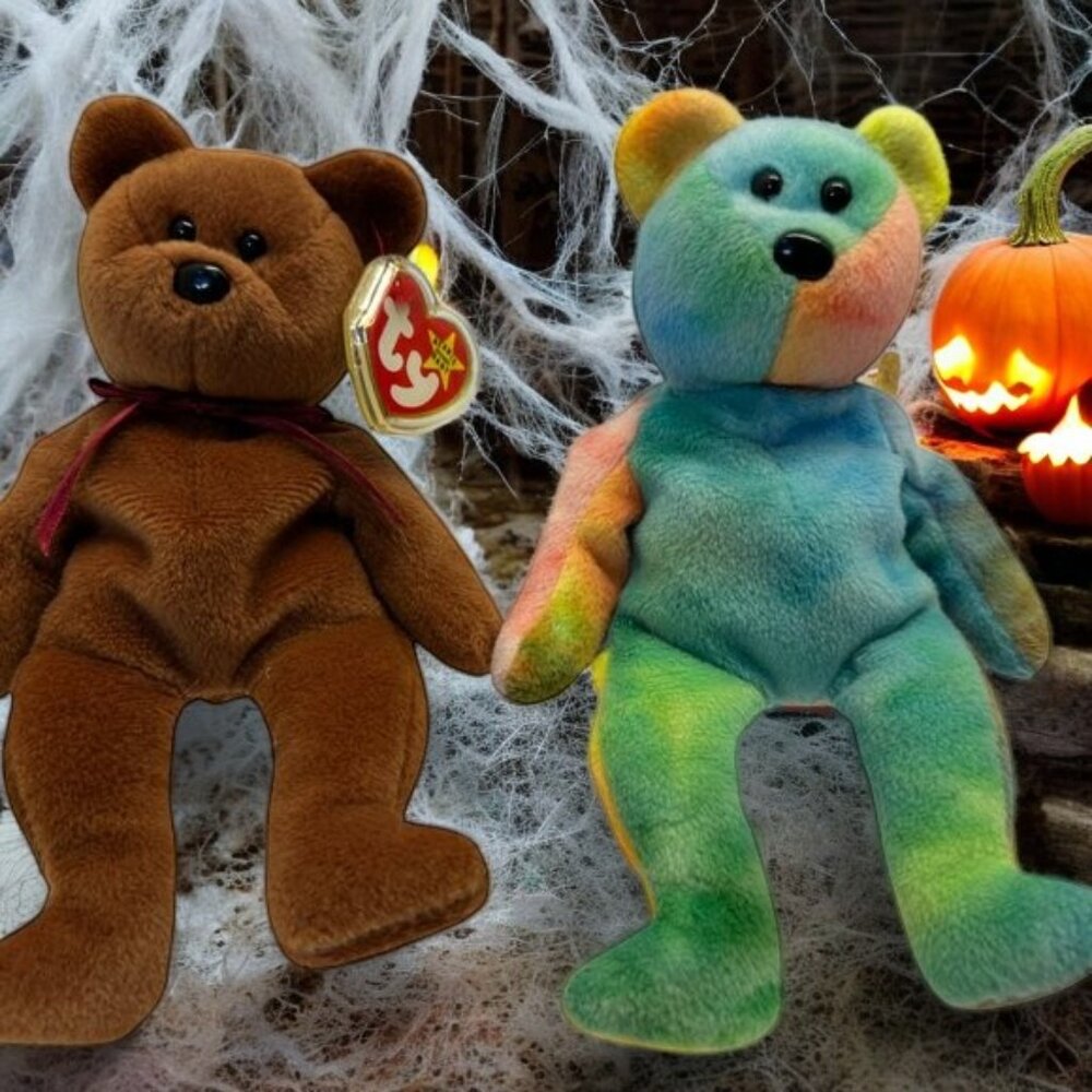 ❤️Beanie Babies Teddy & Garcia~ Pre-Loved.❤️